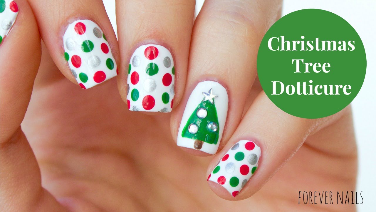 Easy Christmas Tree Dotticure