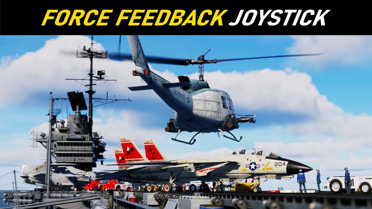 Ultimate Helicopter Aiming Precision - FULL FORCE FEEDBACK Joystick - FFBeast | DCS Huey