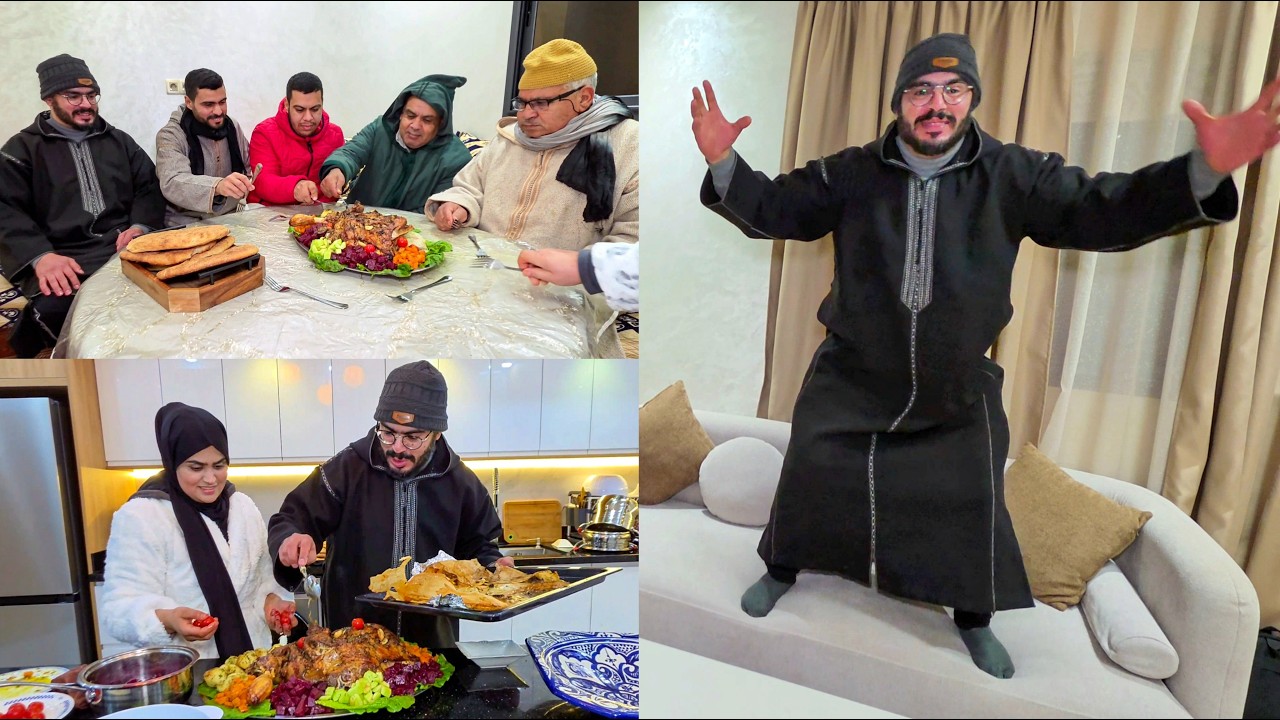 درت الروينة فالكوزينة 😲 احتفلنا بفوز المنتخب المغربي 🇲🇦