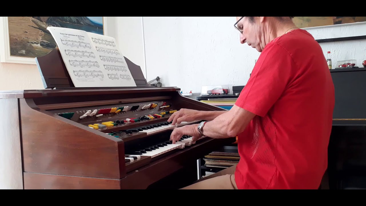 ORGUE YAMAHA D65 / FRANCOISE HARDY Tous les garçons et les filles