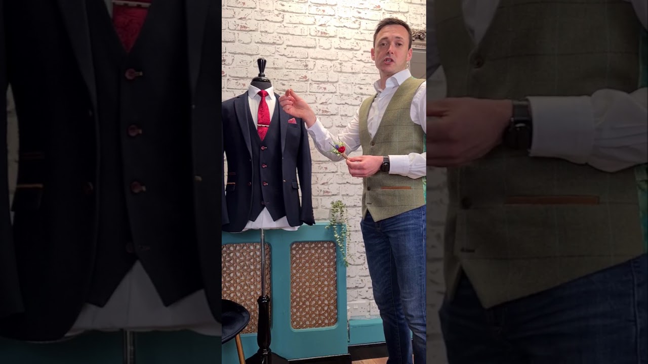 How to wear your button hole flower