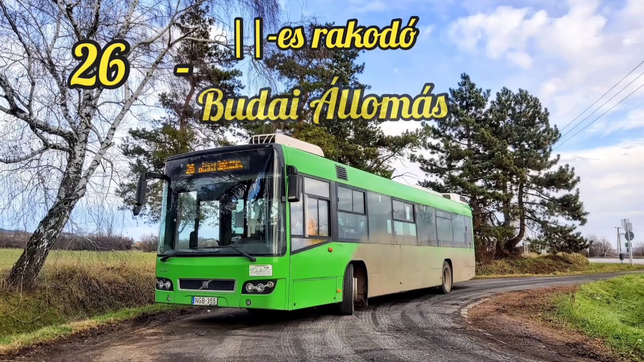 26 II-rakodó - Budai Állomás | Hangos bemondással (4x speed)