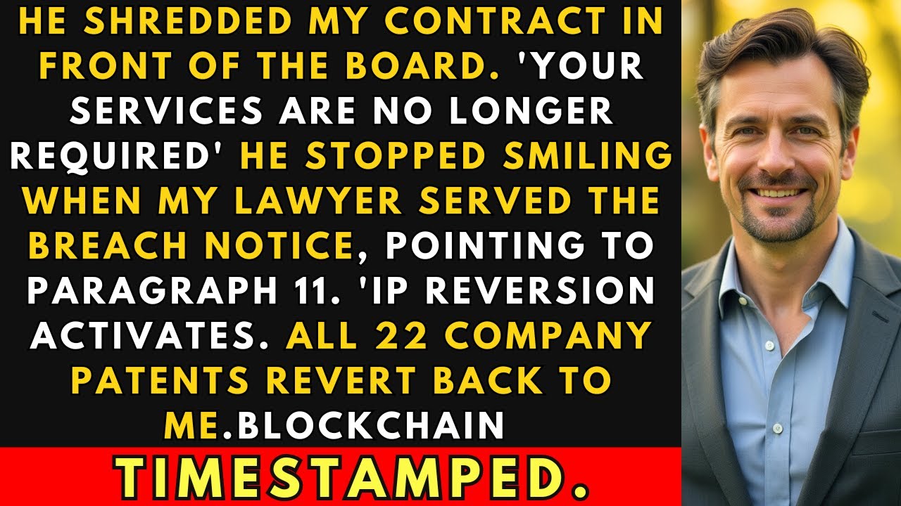 CEO Shredded My Contract? I Seized 22 Patents. | Office Revenge