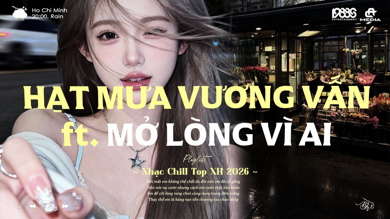 Nhạc Lofi Chill ♬ Hạt Mưa Vương Vấn ft Mở Lòng Vì Ai - Lụy Tình 📻Top Xu Hướng 2026 Triệu View ♬ Lofi