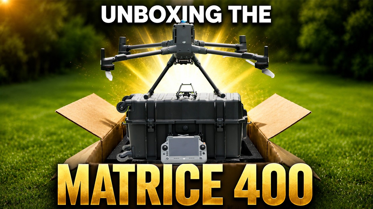 Распаковка совершенно нового DJI Matrice 400