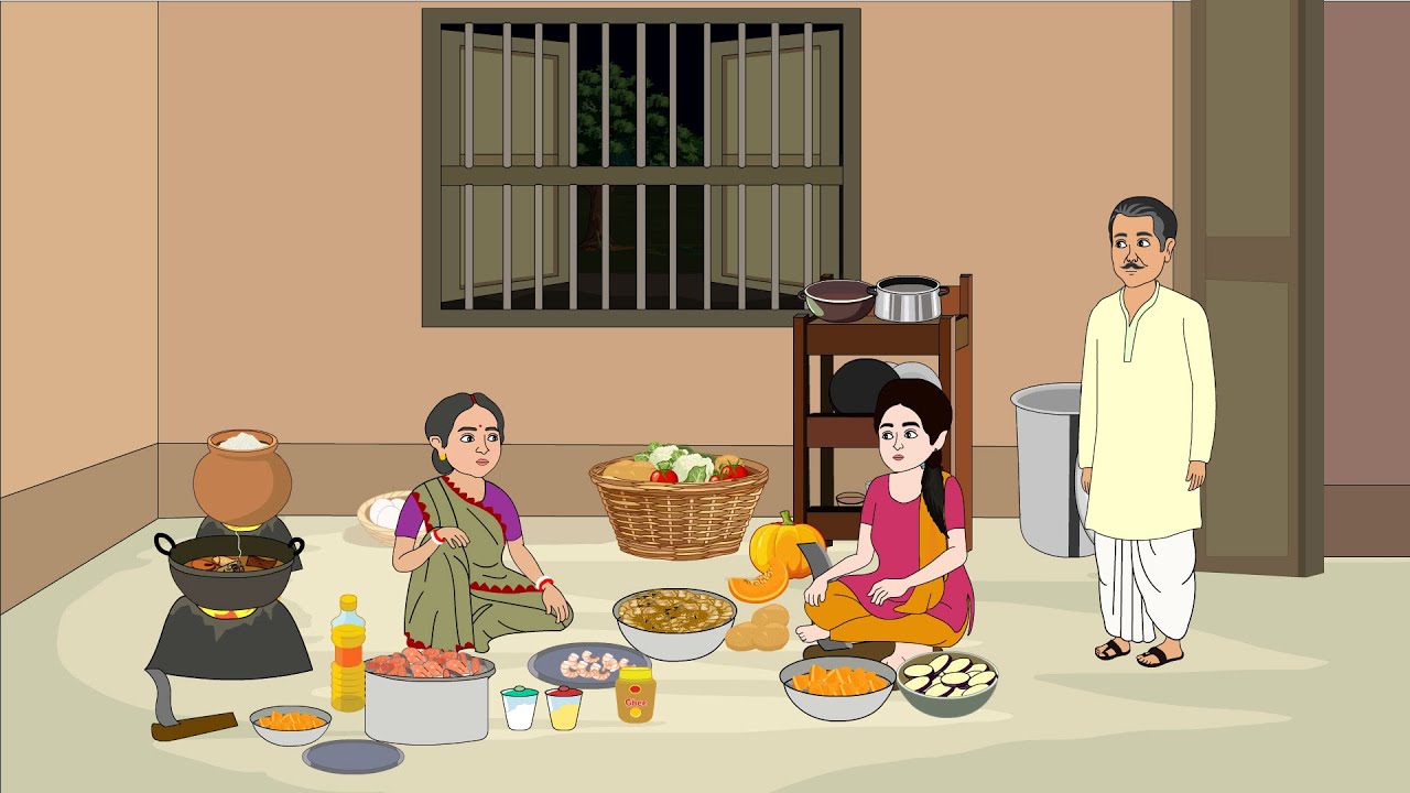 রান্নাপূজা ll rannapujo cartoon ll bengali annimation ll ADK JUNIOR ll