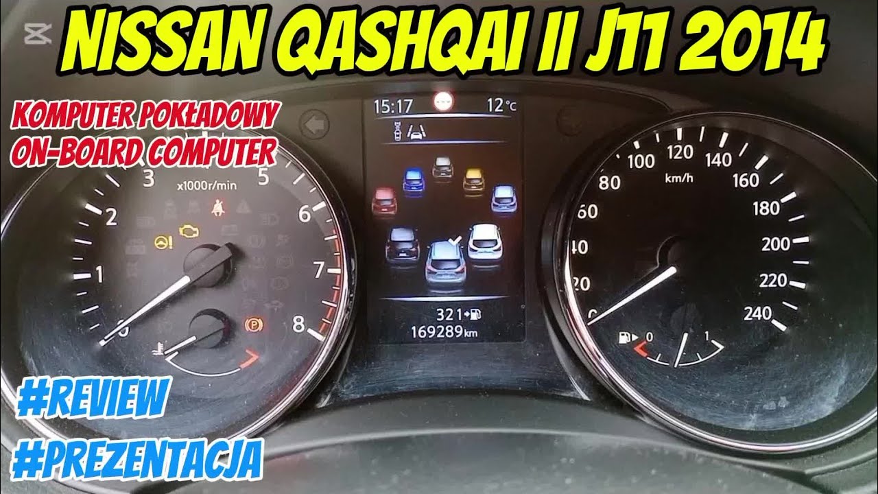 NISSAN QASHQAI II J11 2014 #komputer #pokładowy #onboard #computer #prezentacja #review #dashboard