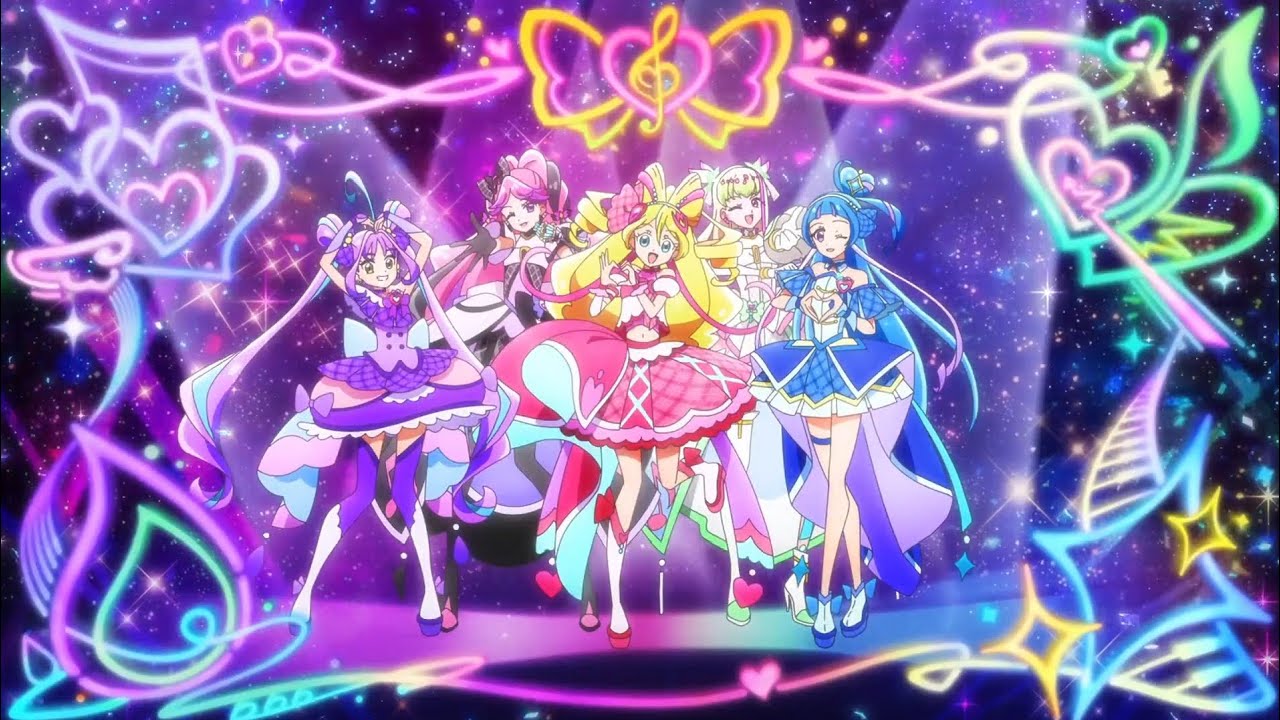 Kimi to Idol Pretty Cure♪ OST 2 Track26 - Pretty Cure! Light Up! (5 people transformation version)