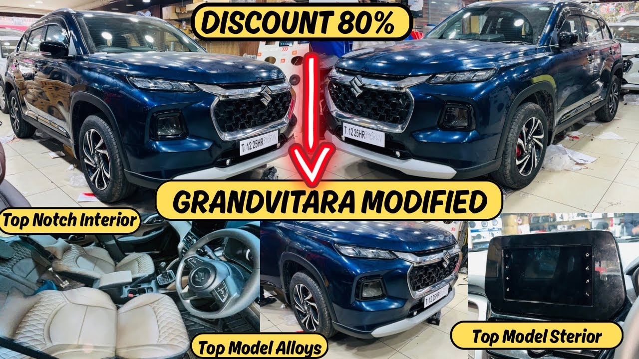 Grand Vitara 2025 Sigma Genuine Accessories With Price | Grand Vitara Sigma To Alpha Modified