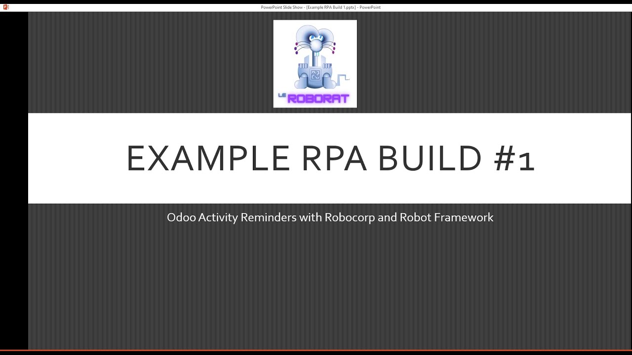Robocorp Robot Framework - Real Life Example with Odoo Automation (Full Python)