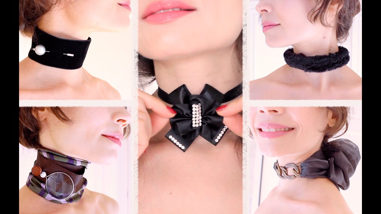 10 ideas DIY para hacer chokers o gargantillas de pasarela (2&ordf; parte)