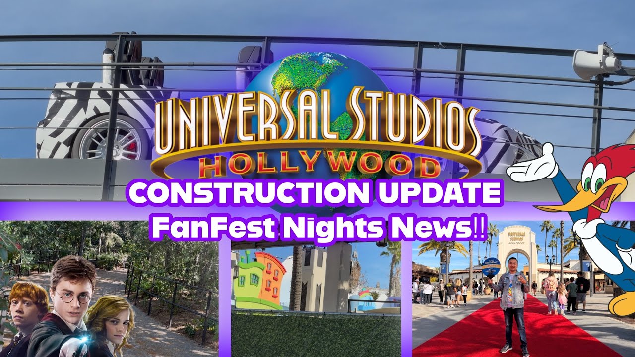 Обновление информации о ходе строительства Universal Studios Hollywood и видеоблог ко дню рождени...