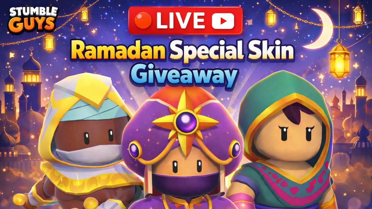 🔴RAMADAN SPECIAL SKIN GIVEAWAY IN STUMBLE GUYS!!