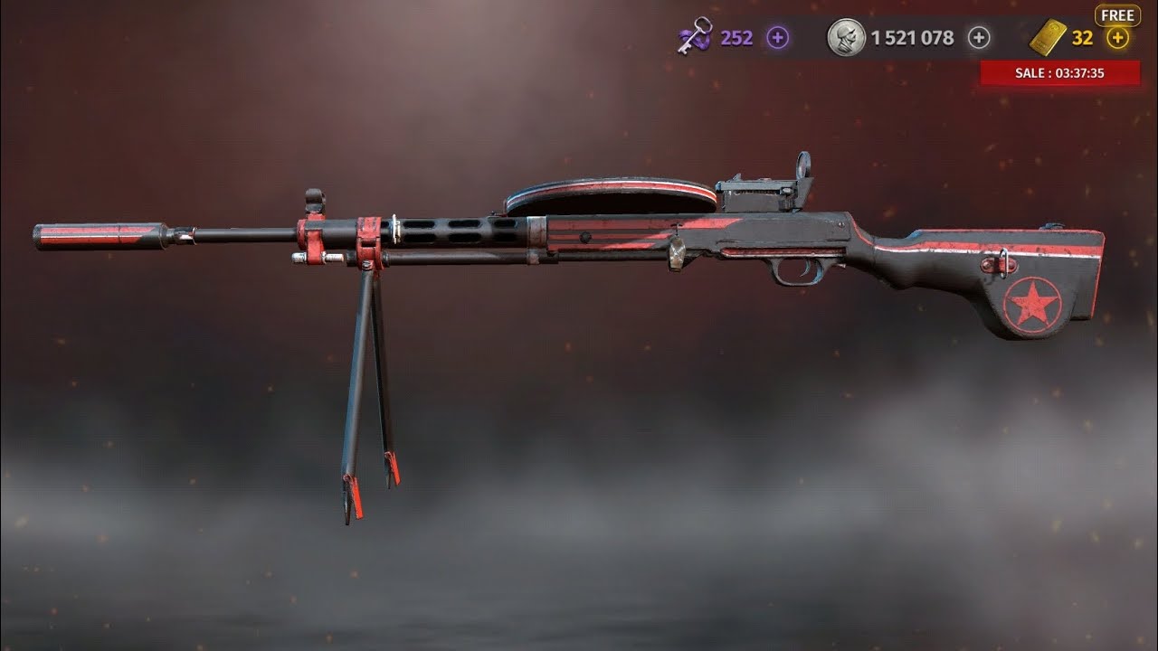 World War 2 Battle Combat Supreme Machine gun DP 28 ELITE MAX damage + Full Gadget Gameplay