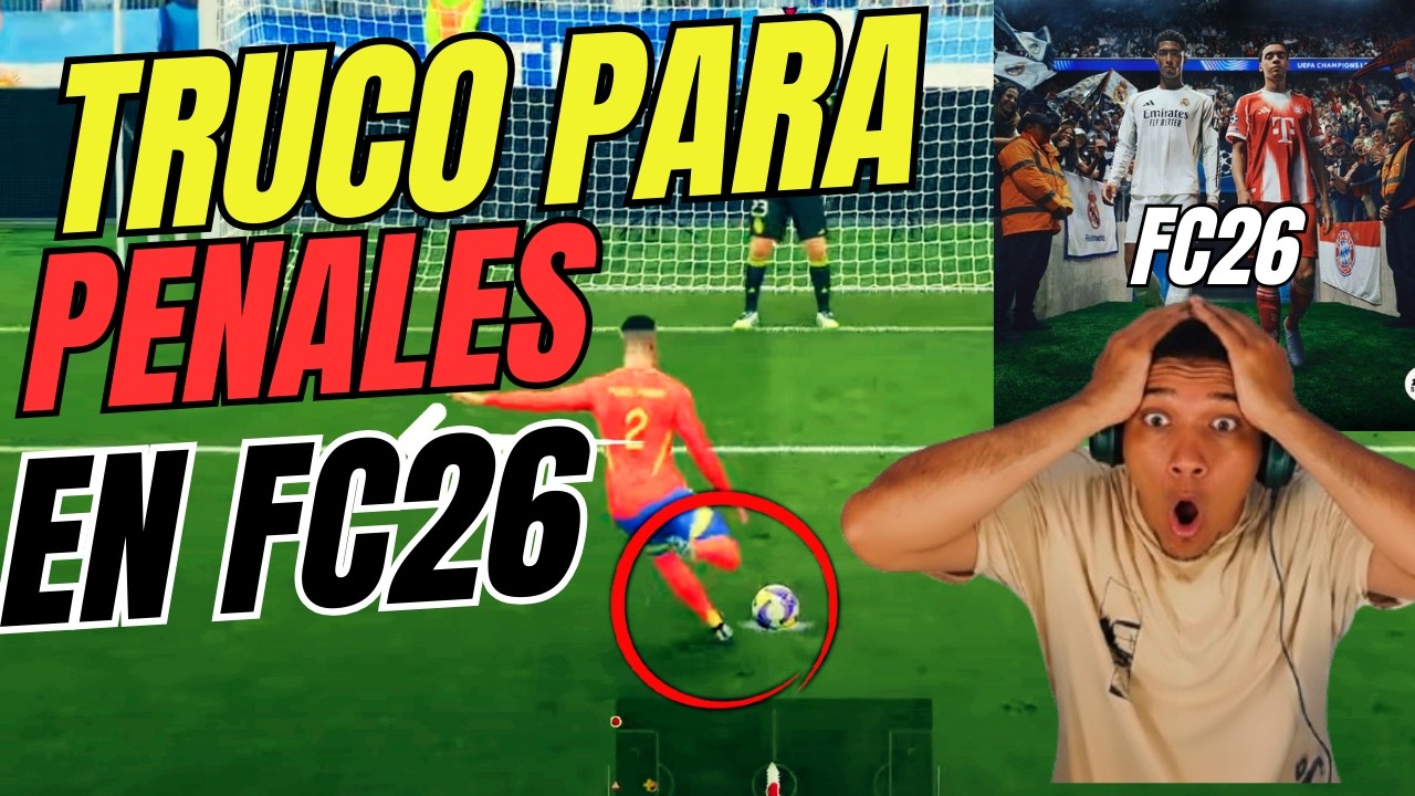 TRUCO PARA PENALES FC26 IMPORTANTÍSIMO SABERLO 😁😁😁