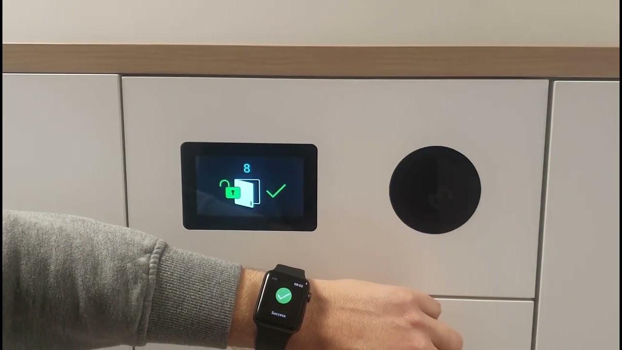 Mobile access for office or campus lockers with Apple wallet