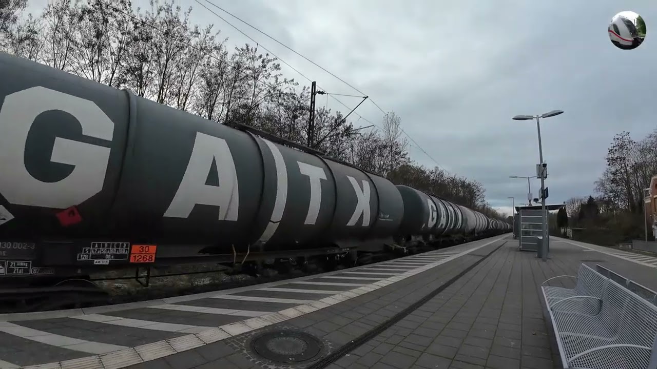 Trainspotting in Dortmund-Kurl am Morgen des 23.11.2025