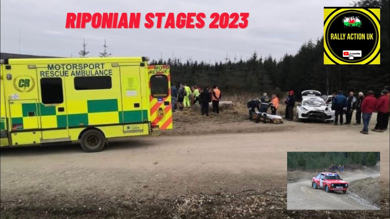 RIPONIAN STAGES RALLY 2023 & the Marshall incident (end of the video )