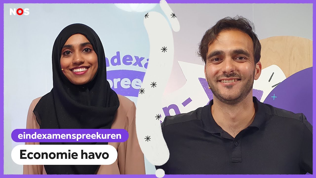 Examenspreekuur economie havo met docenten Ergün en Sahar
