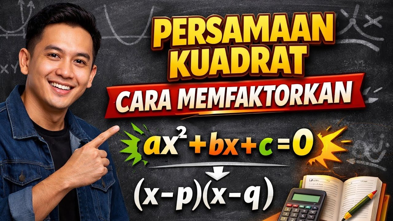 PERSAMAAN KUADRAT CARA MEMFAKTORKAN [ BAGIAN I ]