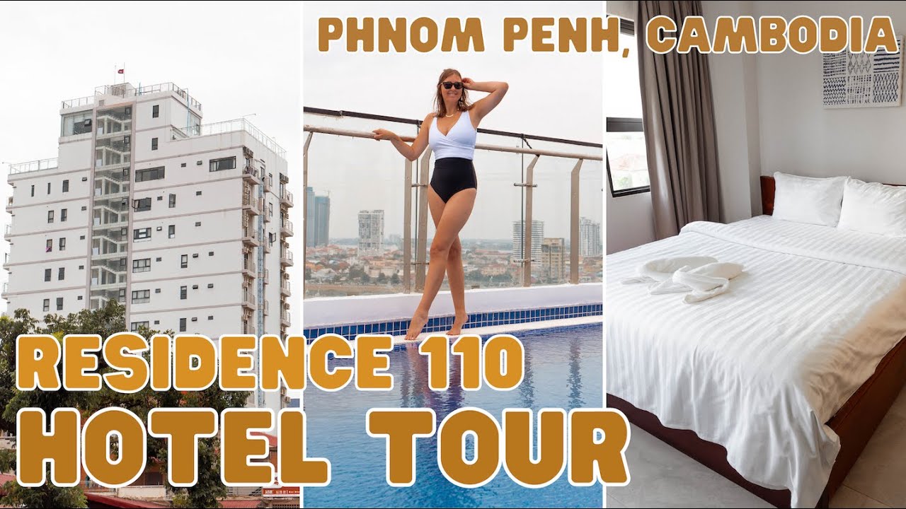 Обзор отеля Residence 110. Где остановиться в Пномпене, Камбоджа. Лучший отель с бассейном на крыше!