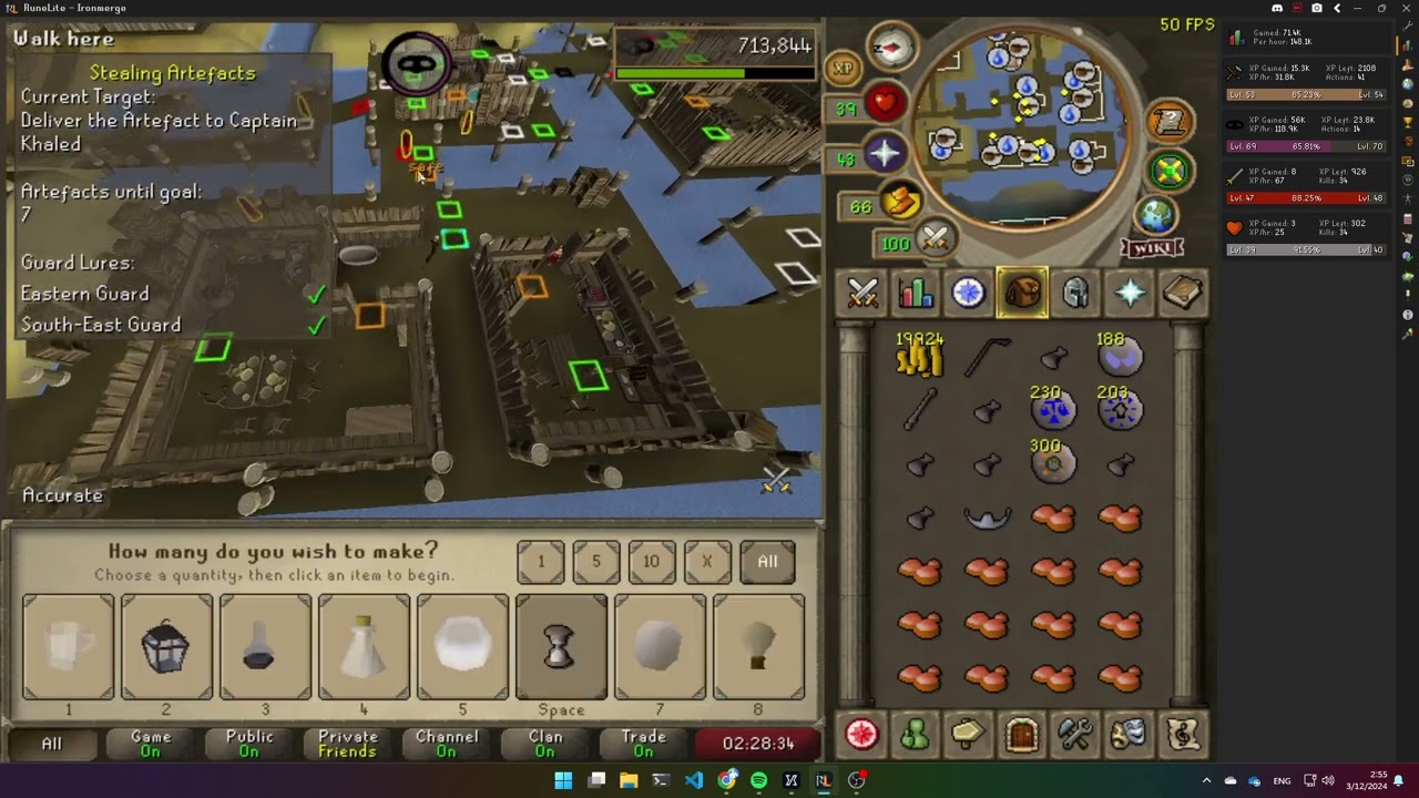 Runescape — Ironman Arteglass 2024