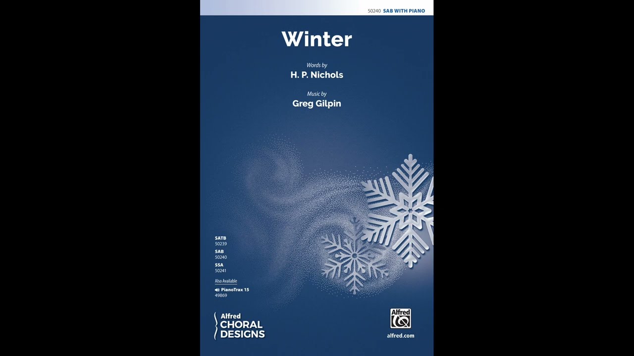 Winter (SAB), by Greg Gilpin – Score & Sound