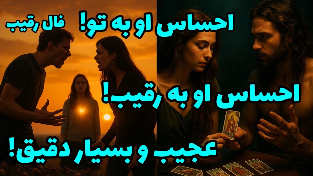 فال تاروت آدم و حوا - احساس او به تو! احساس او به رقیب!❤️🔑❤️