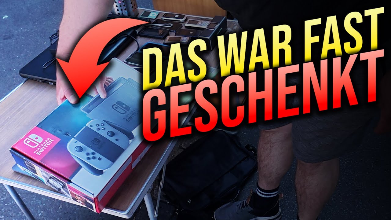 Diese Nintendo Switch kostete nur 20 € 😱 Unglaublicher Flohmarkt-Deal!