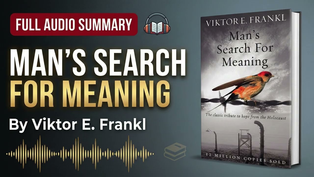 Man's Search for Meaning by Viktor Frankl | Complete Summary | Finding Purpose Through Suffering