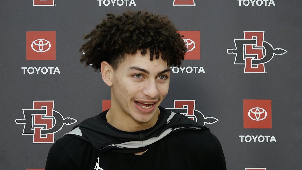 SDSU MEN'S HOOPS: MILES BYRD & TAJ DEGOURVILLE PREVIEW NEW MEXICO