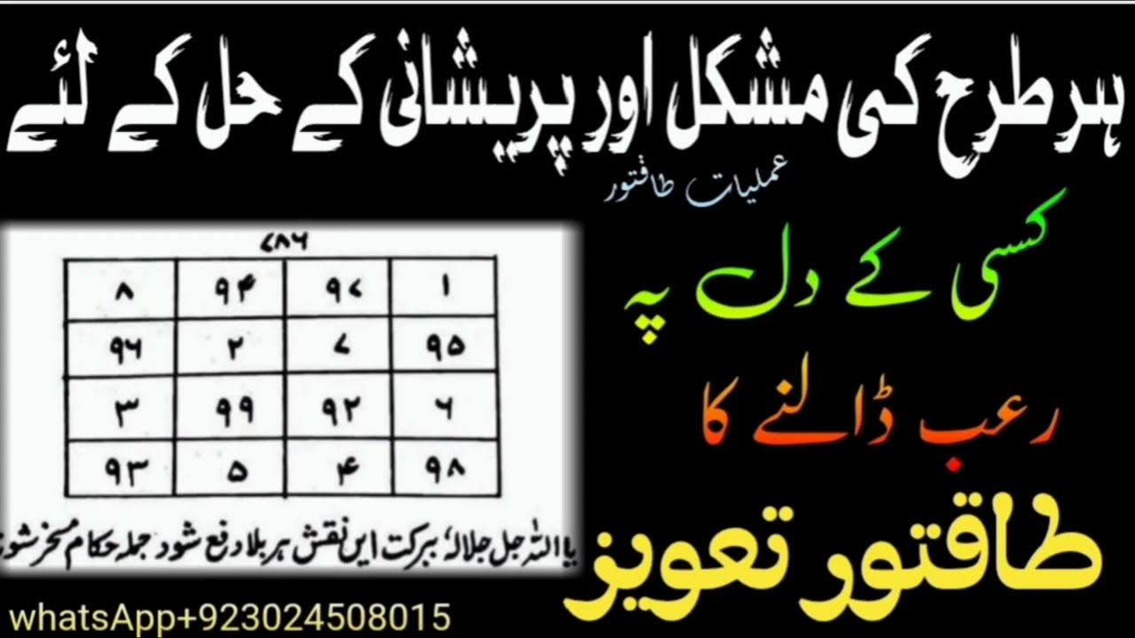 Powerfull Taweez for All problems | Amliyat powerful |