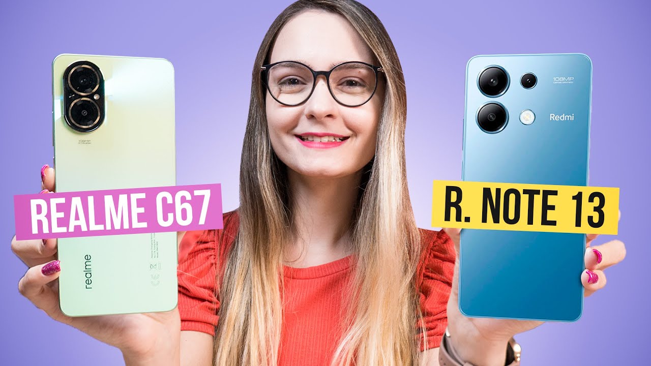 Redmi Note 13 vs Realme C67! QUAL é o MELHOR CELULAR? Comparativo