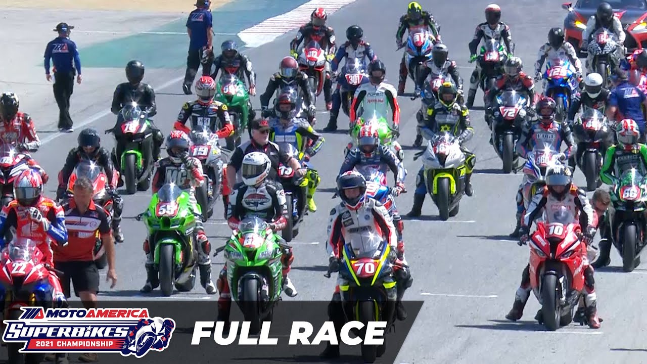MotoAmerica Stock 1000 Race at Laguna Seca 2021