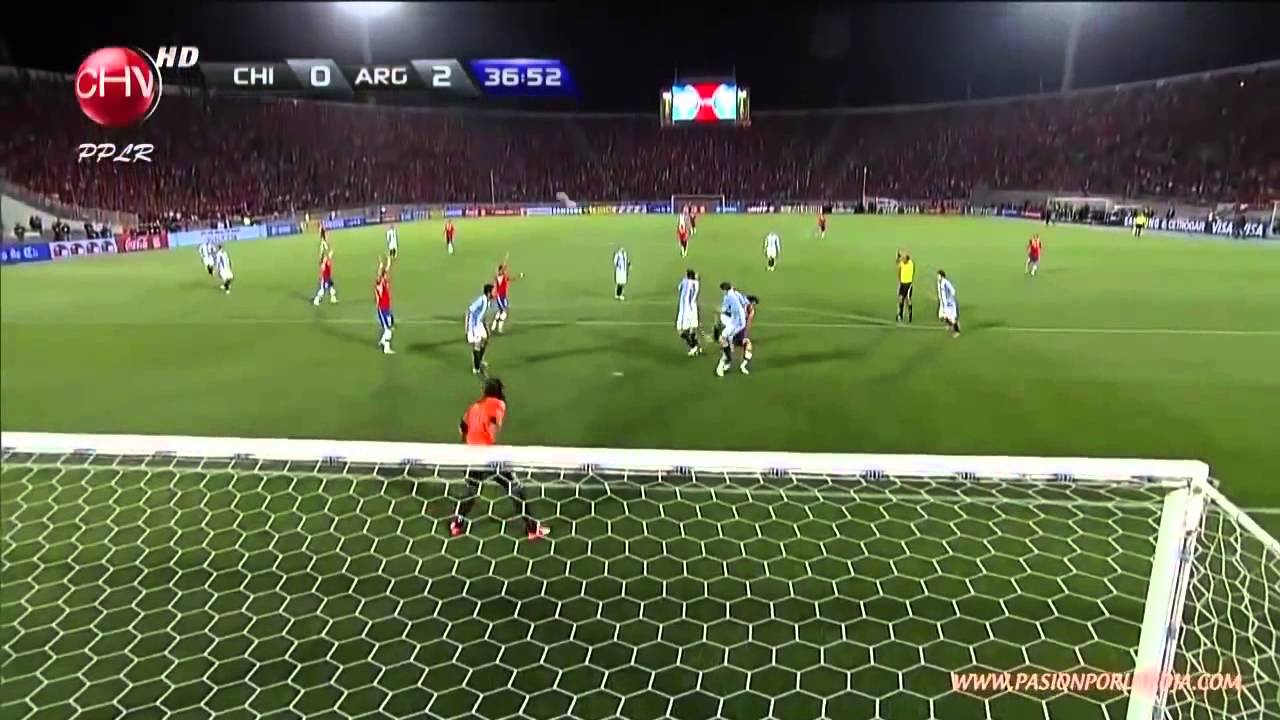 Chile 1 - 2 Argentina - Clasificatorias 2014