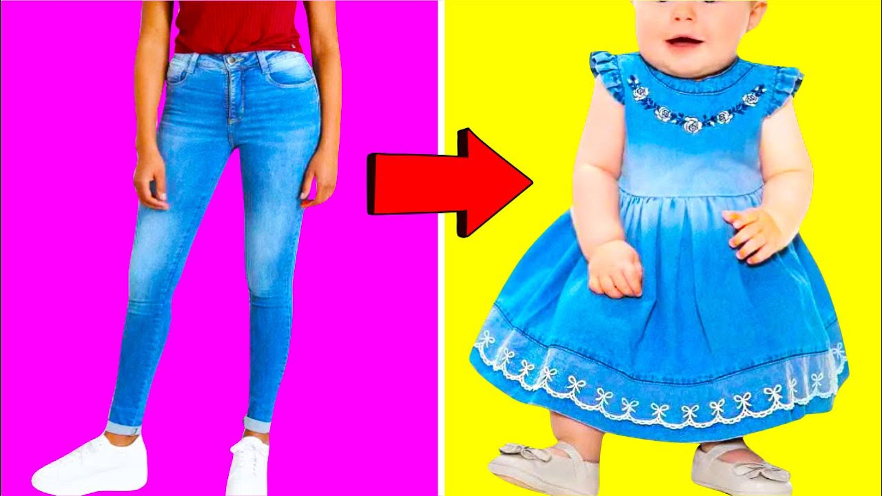 20 MANEIRAS CRIATIVAS DE REUTILIZAR ROUPAS VELHAS | DIY ROUPA INFANTIL | IDER ALVES