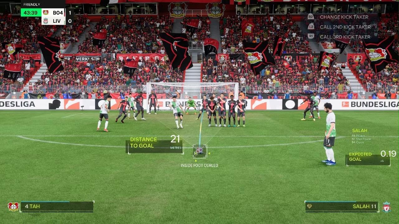 Beautiful freekick