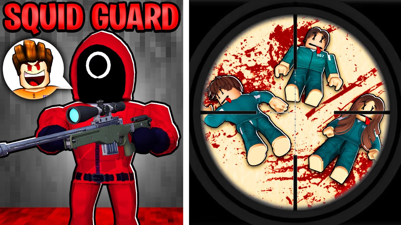 Jahat Horangi Jadi Squid Guard Untuk Tembak Peserta Squid Game!!! 🥶🎯🥶 (Roblox Malaysia)