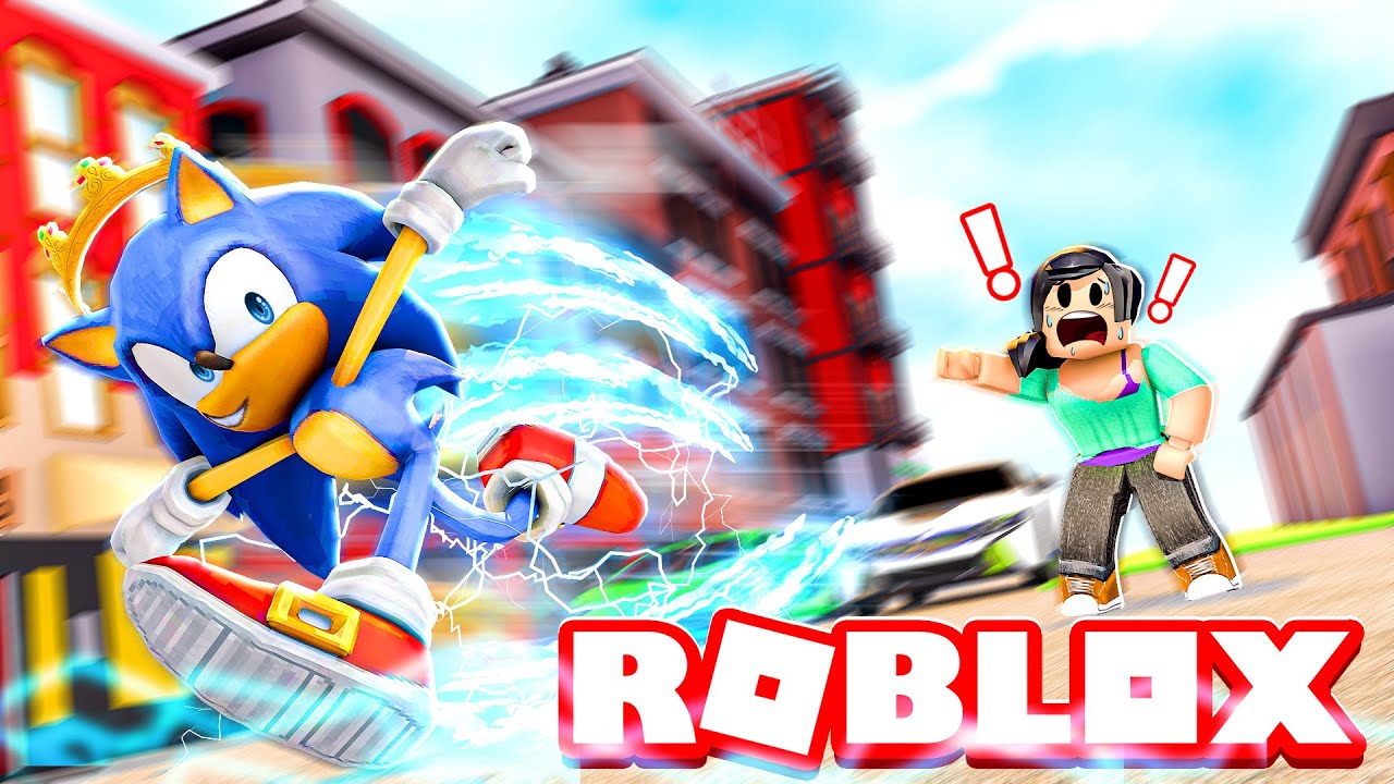 У меня есть SONIC SPEED, а она МЕДЛЕННАЯ | Roblox