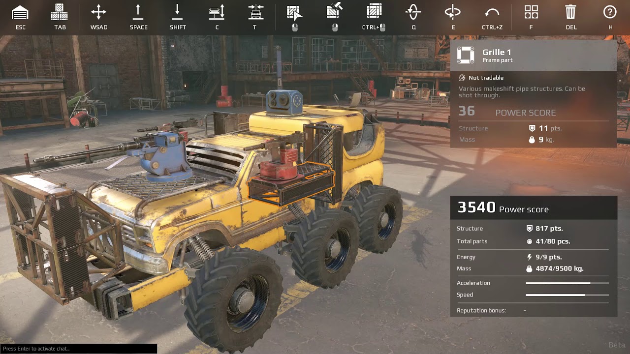 Crossout Level Ten Engineer Car