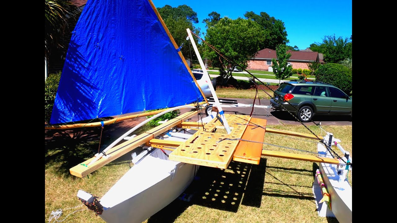 Sailing Canoe Build Part 7/9 (Proa 