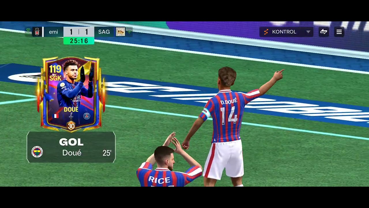 Bjk vs FB 1-4 FC mobile 