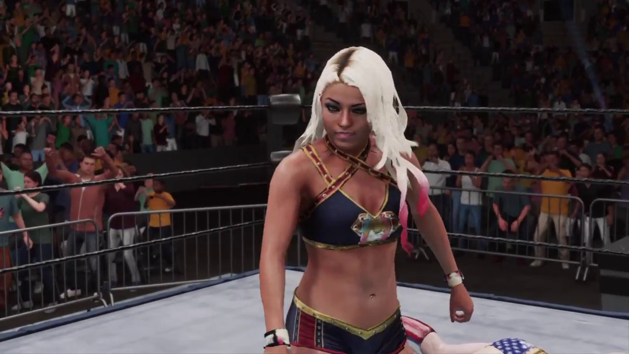 WWE 2K18 Ms. Americana vs. Alexa Bliss - Extreme Rules