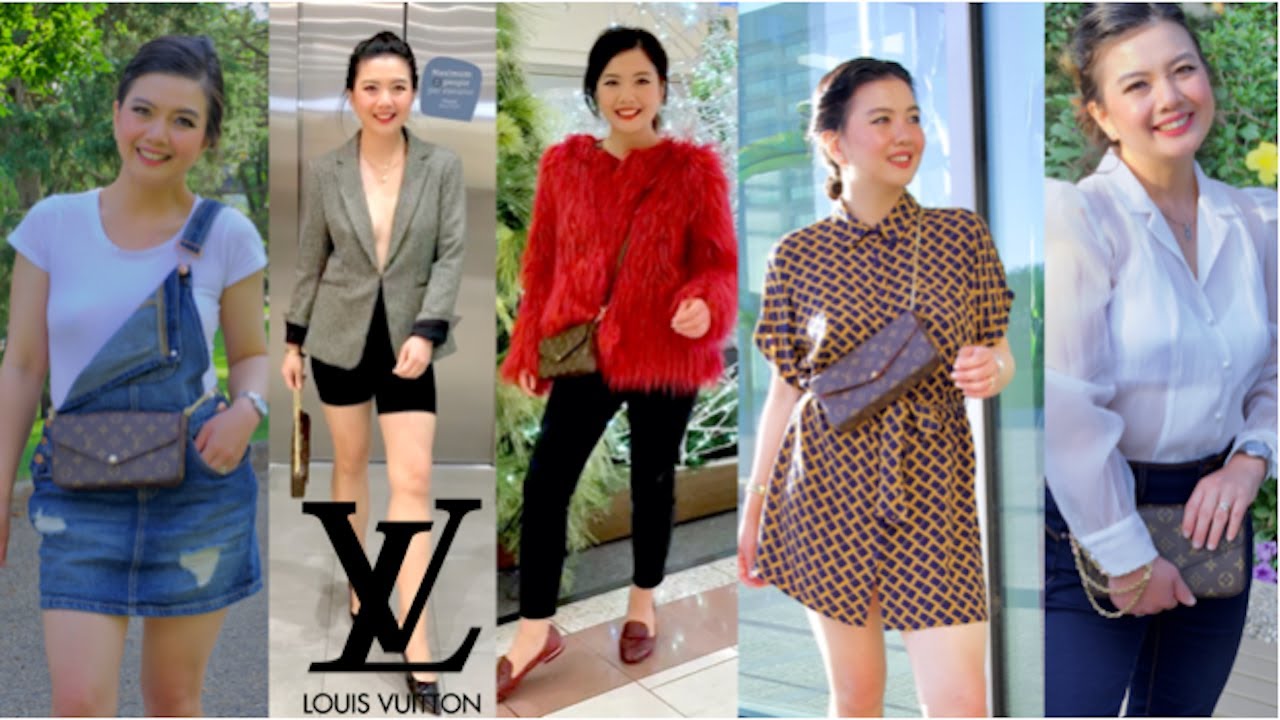 Сумка Louis Vuitton FELICIE. Более 10 способов создать стильный образ. Разные идеи, образы и случ...
