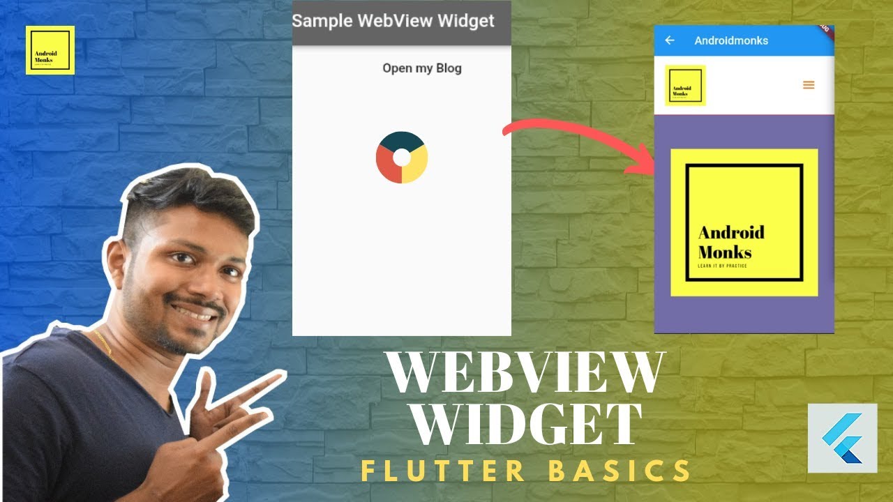 Flutter Webview Widget | Accessing Websites in Flutter | Flutter tutorial