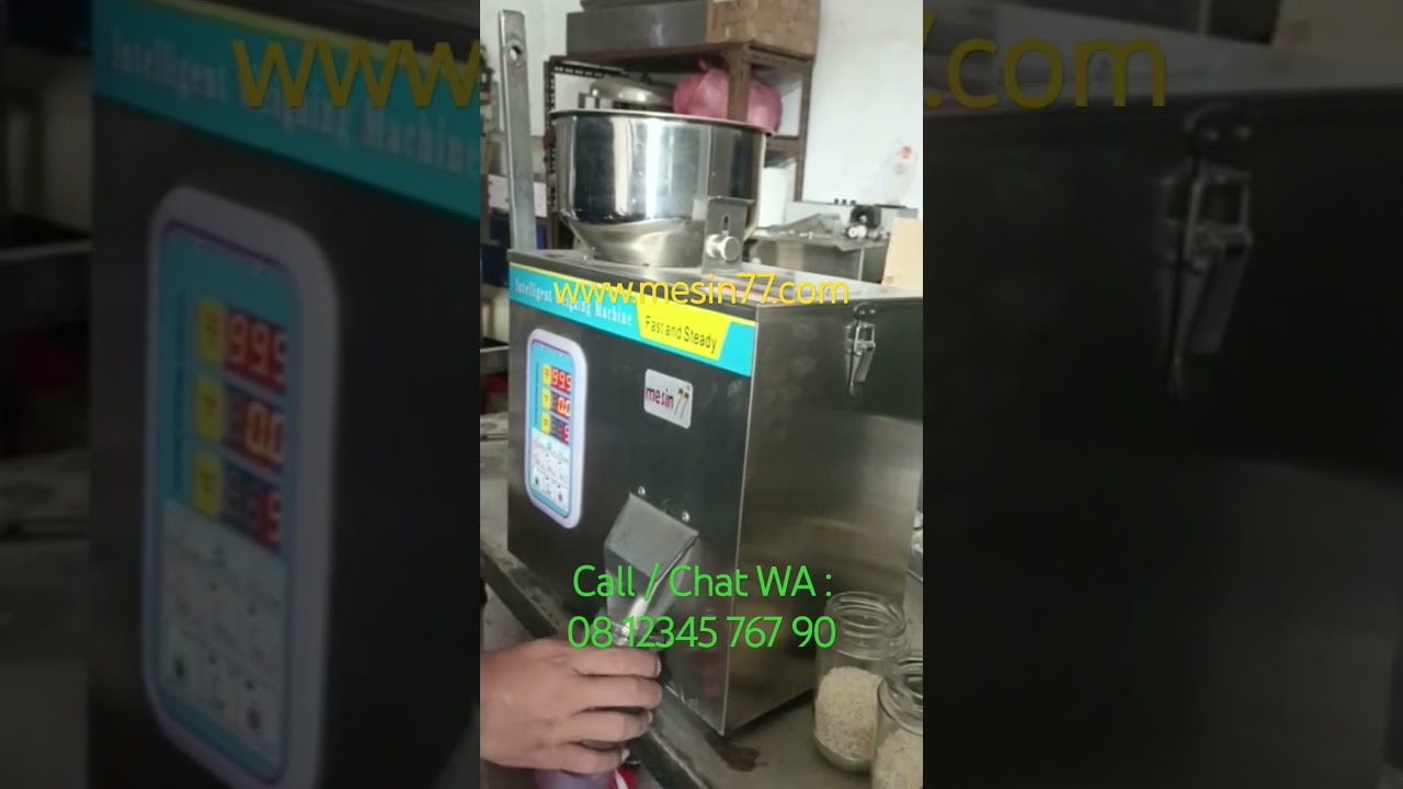 Mesin Filling Bubuk dan Granule 2-100 gr #shorts #mesin77