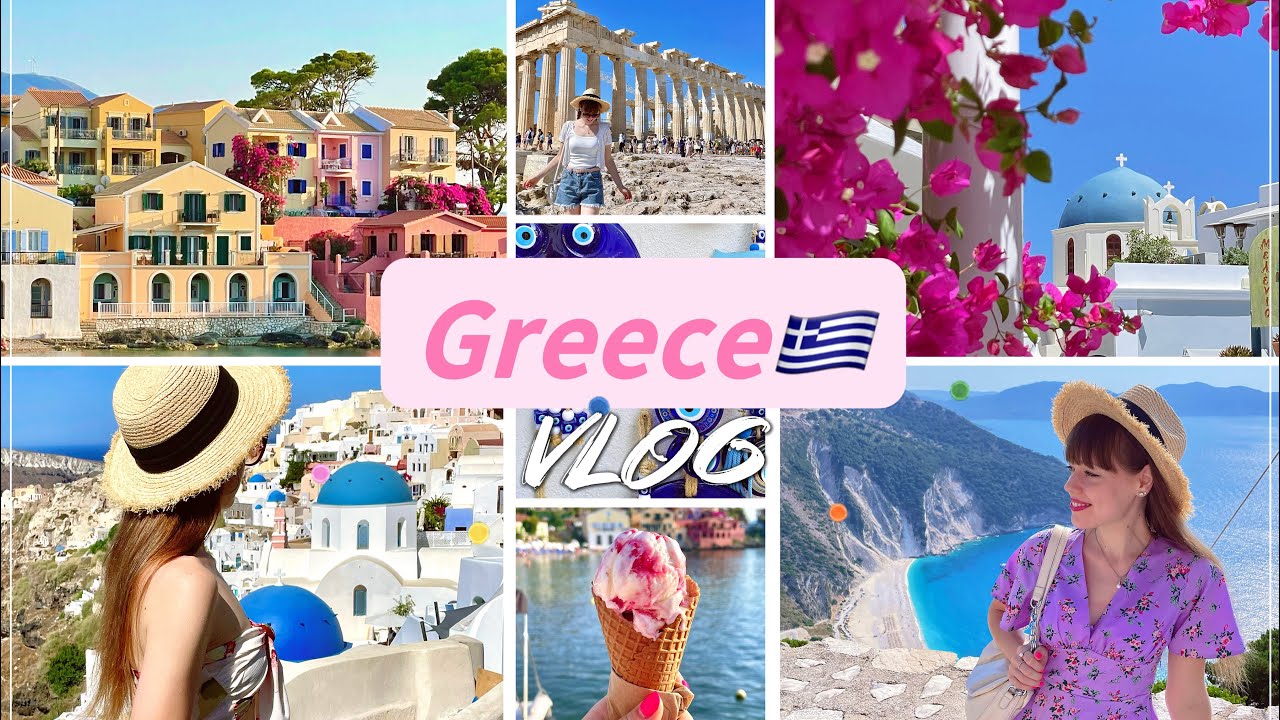 Греция 2022 VLOG🇬🇷Афины, Кефалония, Санторини, Крит☀️