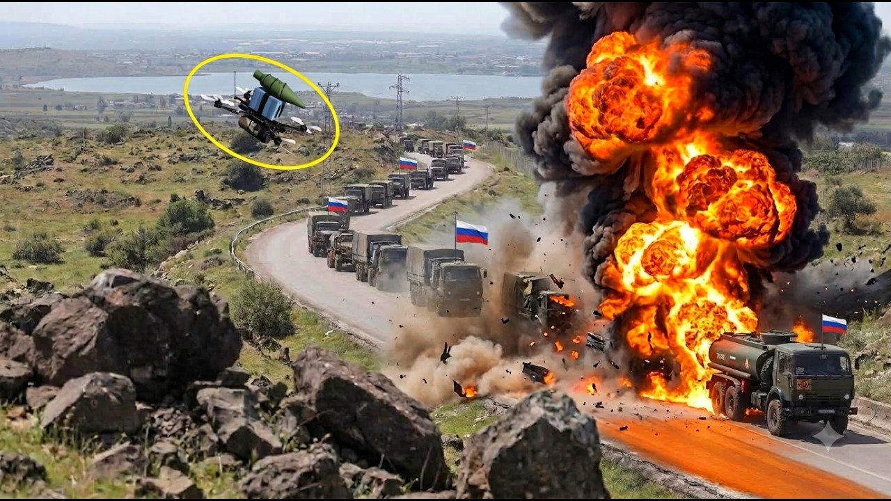 Украина дождалась, пока российский военный конвой отдалится от ПВО, а затем уничтожила его
