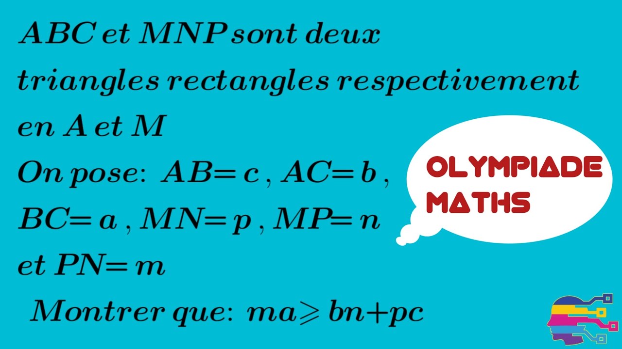 Olympiade maths pour le tronc commun *géométrie*.