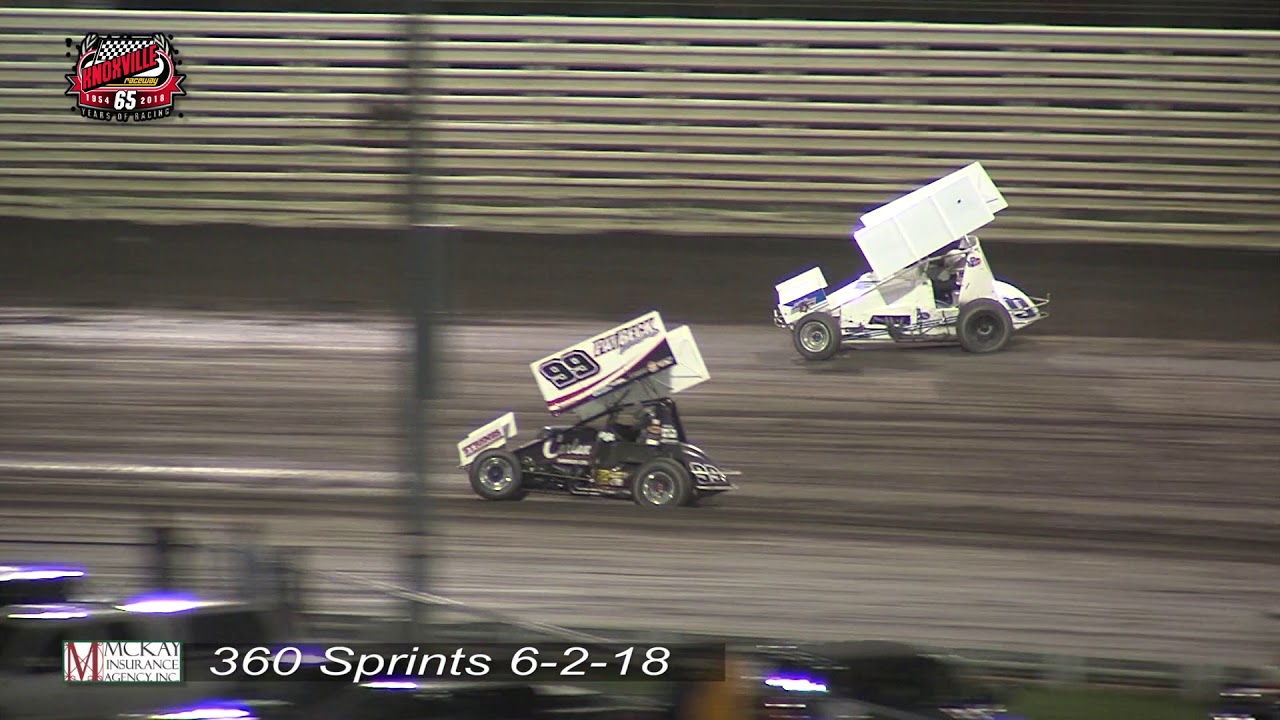 Knoxville Raceway 360 Sprints 6-2-18